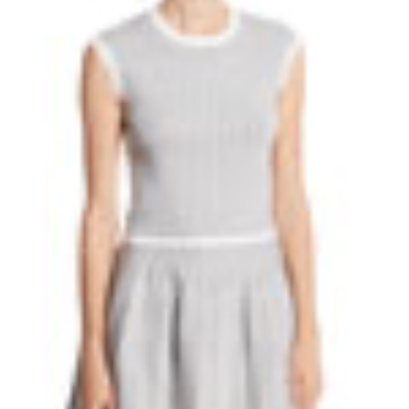 Club Monaco XS White with Grey - Skirt and Top - Picture 2 of 6